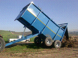 sugarcane tip trailer