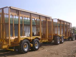 sugarcane fiels to mill haulage trailer