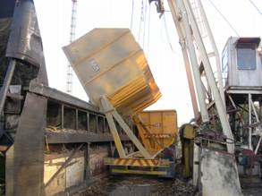 sugar cane field to mill haulage trailer